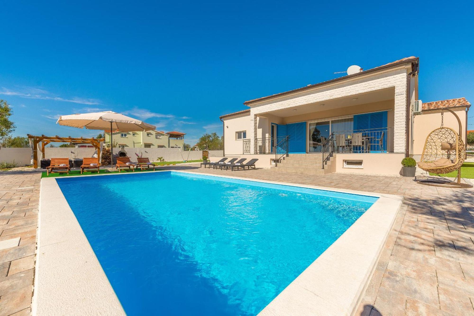 Villa Tara Zadarvillas Tinj Exteriör bild