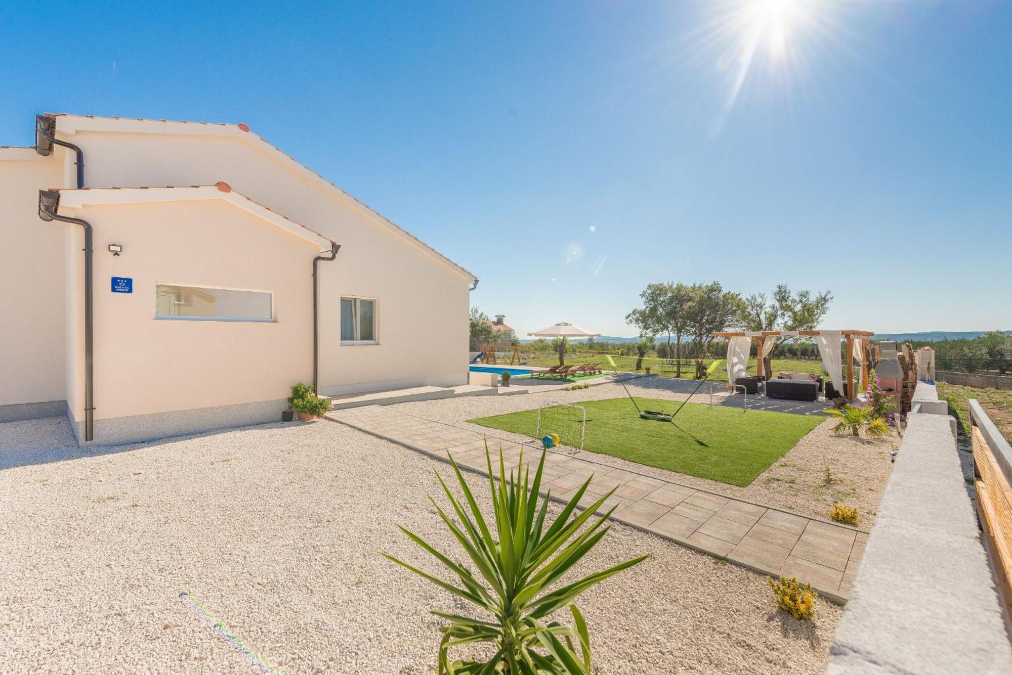 Villa Tara Zadarvillas Tinj Exteriör bild